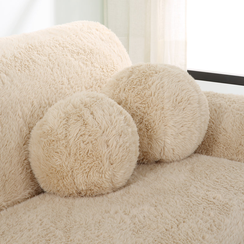 Coussin décoratif en peau de mouton Uttermost Abide Ball