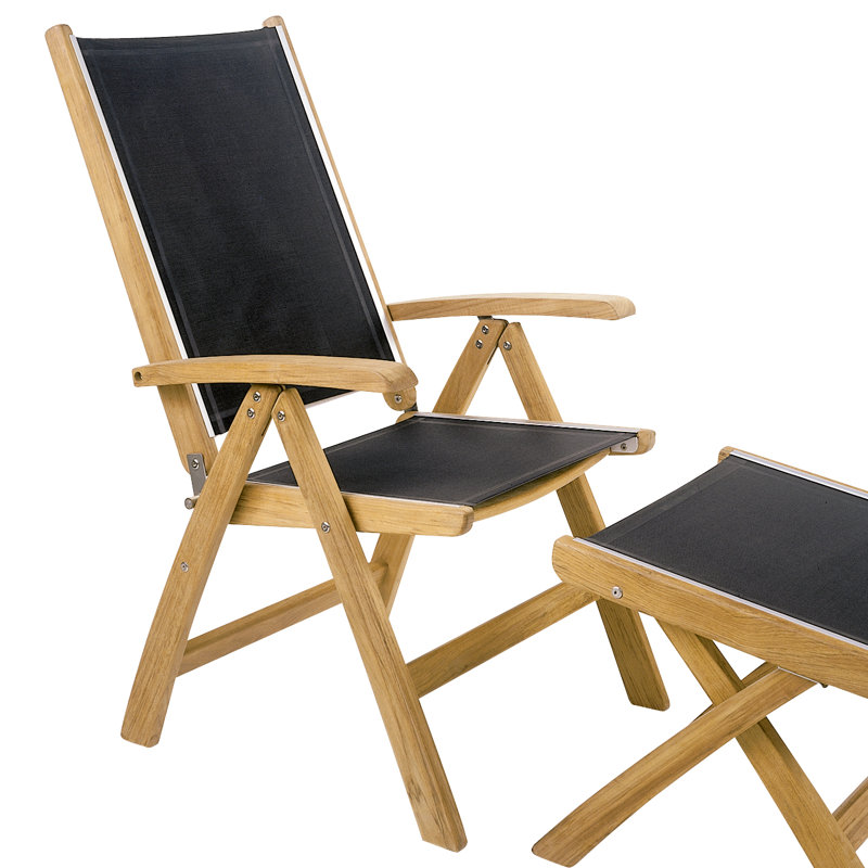 St. Tropez Outdoor Dining Chair, Black