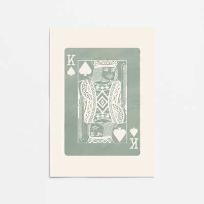 Sage King Card Rolled Print, 16" x 12"