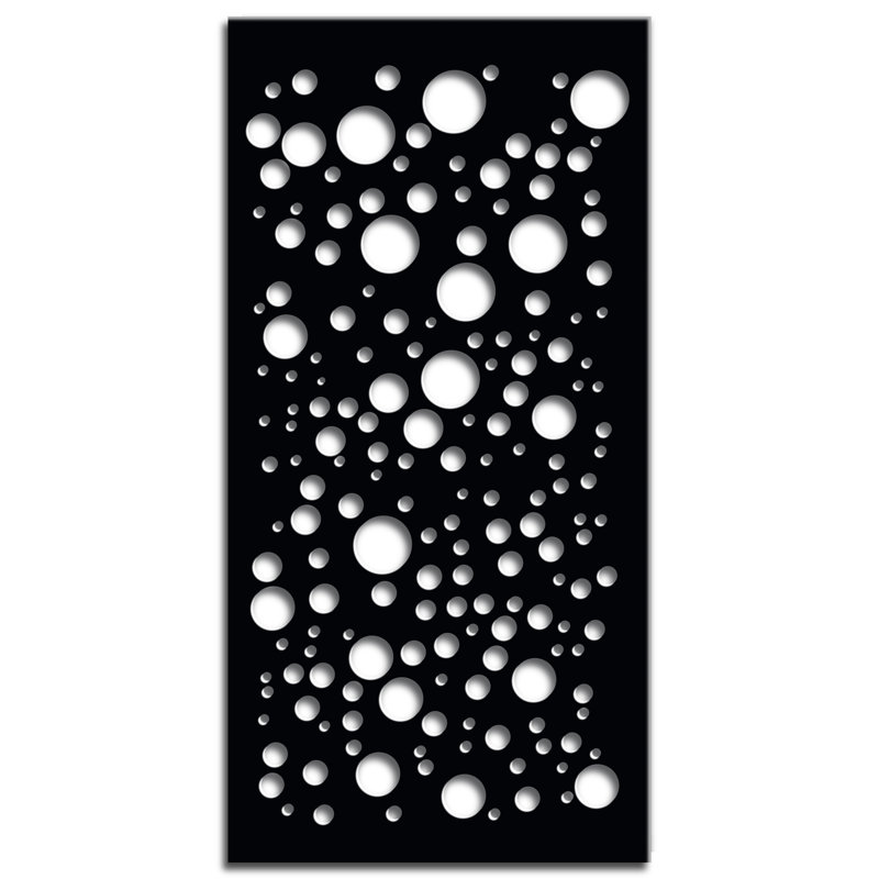 Panneau décoratif en acier galvanisé thermolaqué 3 pi x 6 pi
