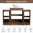 Aurrie 48'' Single Ceramic Sink Freestanding Bathroom Vanity, Modern Cabinet Set Combo with 4 Doors