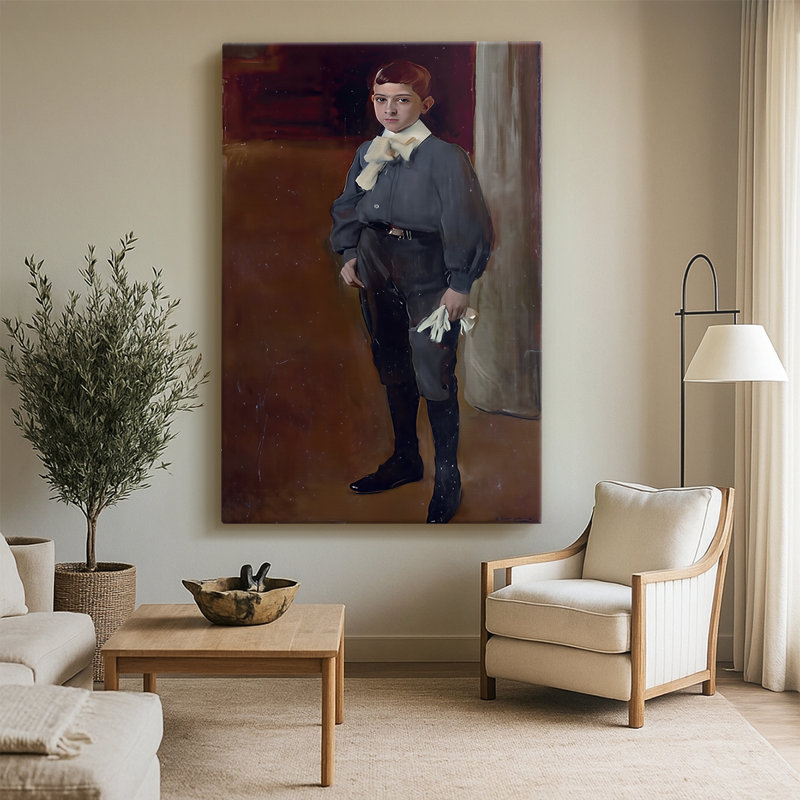 Portrait de l'enfant, José Maria Suárez, 32 x 48