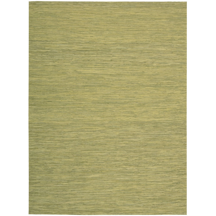 Tapis de zone wasabi tissé à la main Denieron