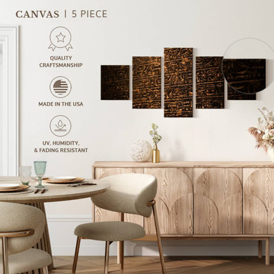 Stone Hieroglyphs Pattern