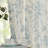 Neacsa Linen Semi Sheer Peony Flower Patterned Rod Pocket Curtain Pair-38675487-27720682