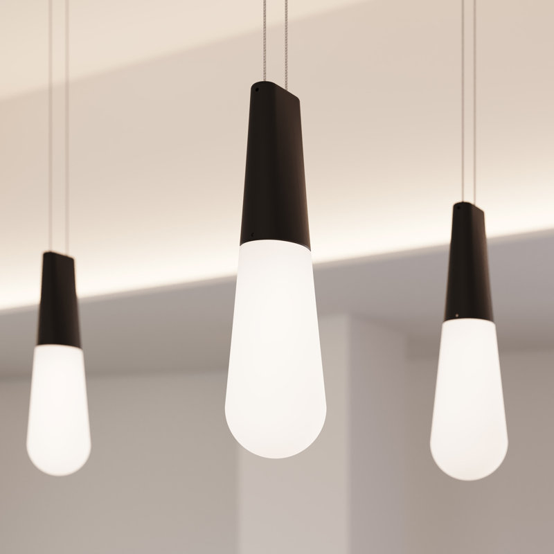 Suspenders® 40 - Light LED Chandelier, Satin Black