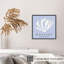 «Botanical Matisse Shell Soft Blue Bohemian», reproduction d'art sans cadre-2067130500