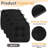 Dining Chair Cushions Set Of 4 Memory Foam 15.5 Inch Black