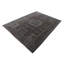 Hand Knotted Wool Area Rug in Brown And Gray