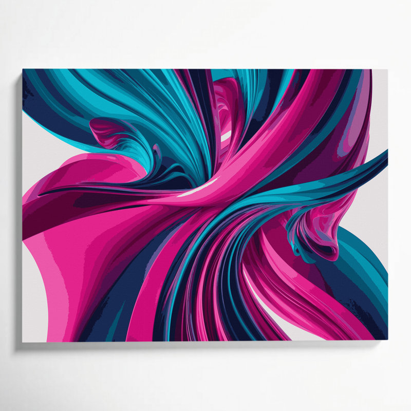 Art mural sur toile dégradé 86, H 11 po x l 14 po