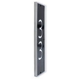 Modern Vertical LED Address Sign Plaque - 2 Digit