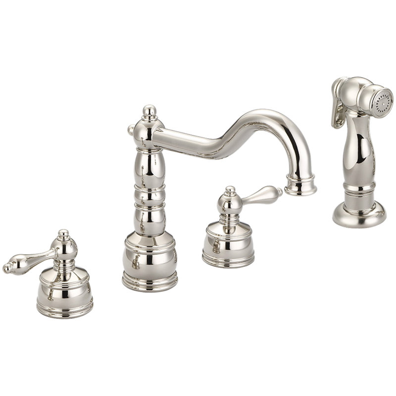 Robinet de cuisine Castille, Nickel poli