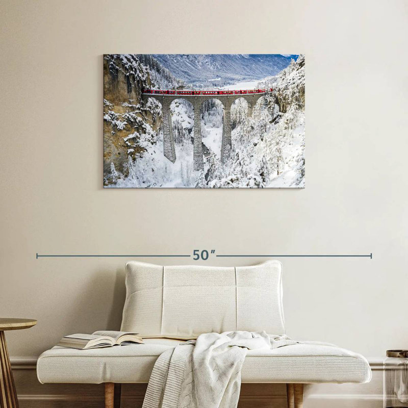 Viaduc Kavia Snowy Landwasser, H 24 po x l 36 po