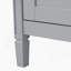 Meuble-lavabo gris de 20 po avec lavabo en céramique, porte à fermeture en douceur, tablette ajustable en forme de U, support de rangement pour porte, armoire autoportante moderne pour petites salles de bain