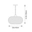 Pewamo 1 - Light Rattan Dome Pendant