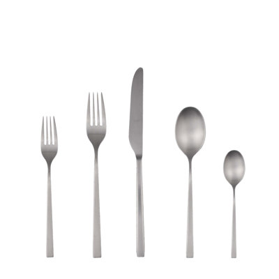 Atena 5 - Piece Stainless Steel Flatware Set - Service for 1