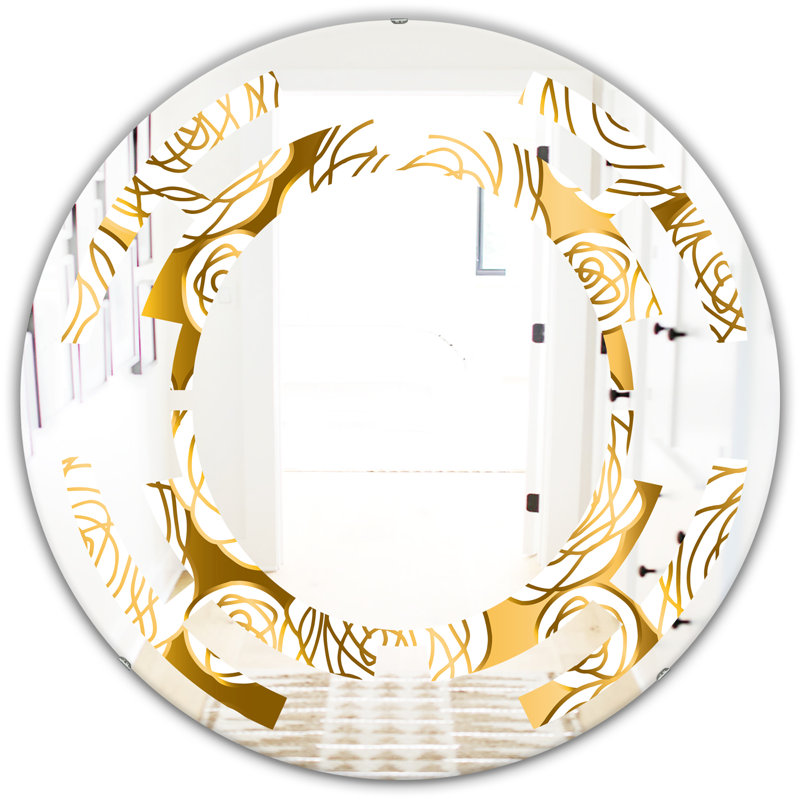 Miroir mural Space Floral III, H 31,5 po x l po