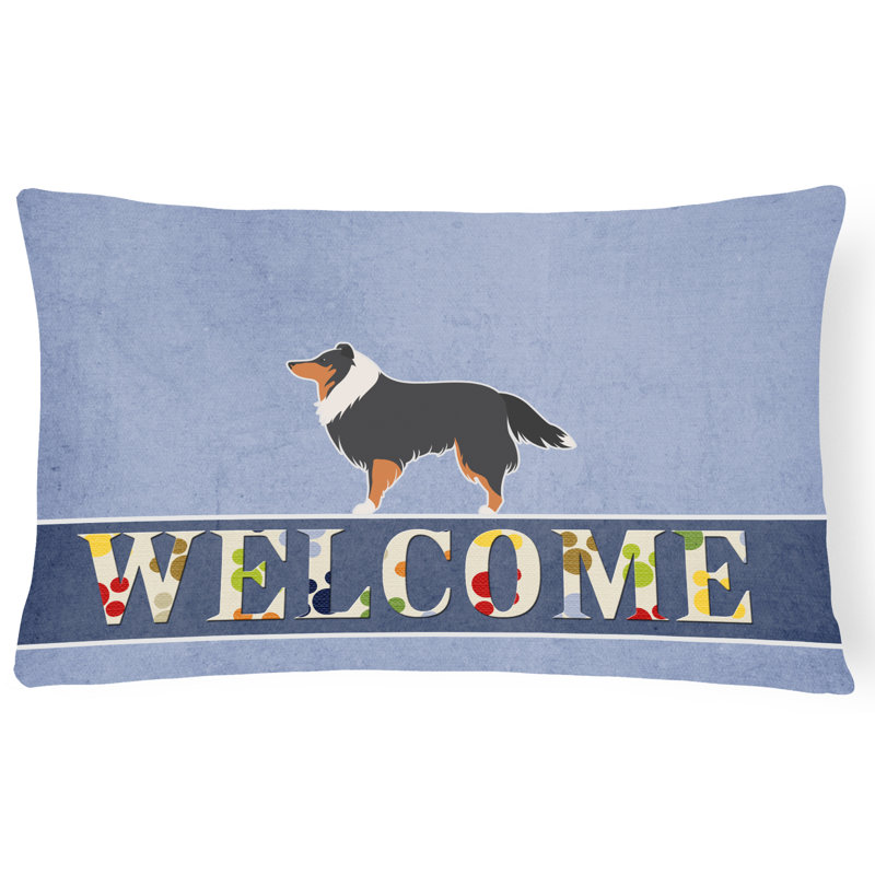  Coussin Sheltie / Shetland Sheepdog Welcome