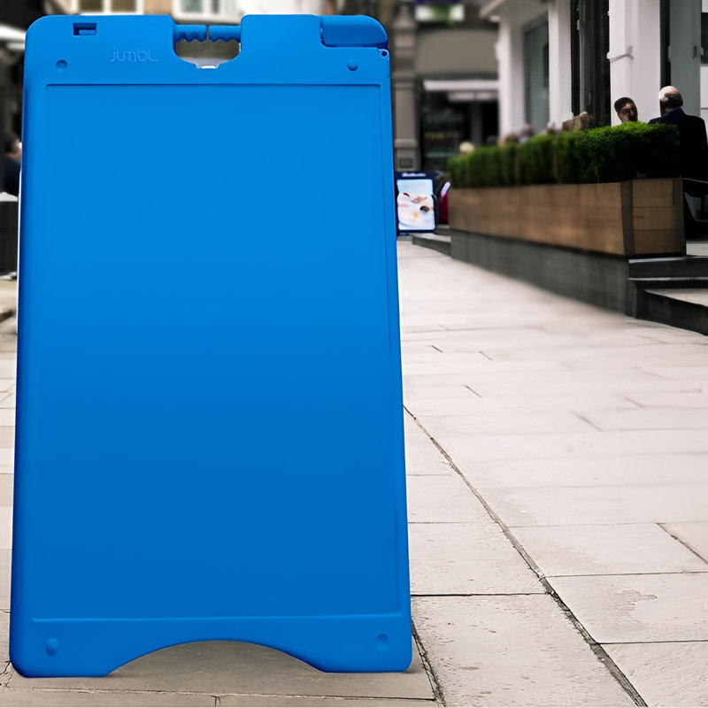 Panneau sandwich à structure en A, H 42,7 po x l 25,8 po x P 23,2 po, Bleu