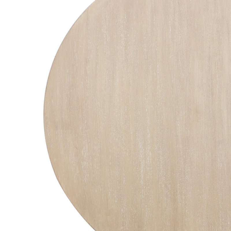 Beige Mango Wood Reverse Arch Side Table