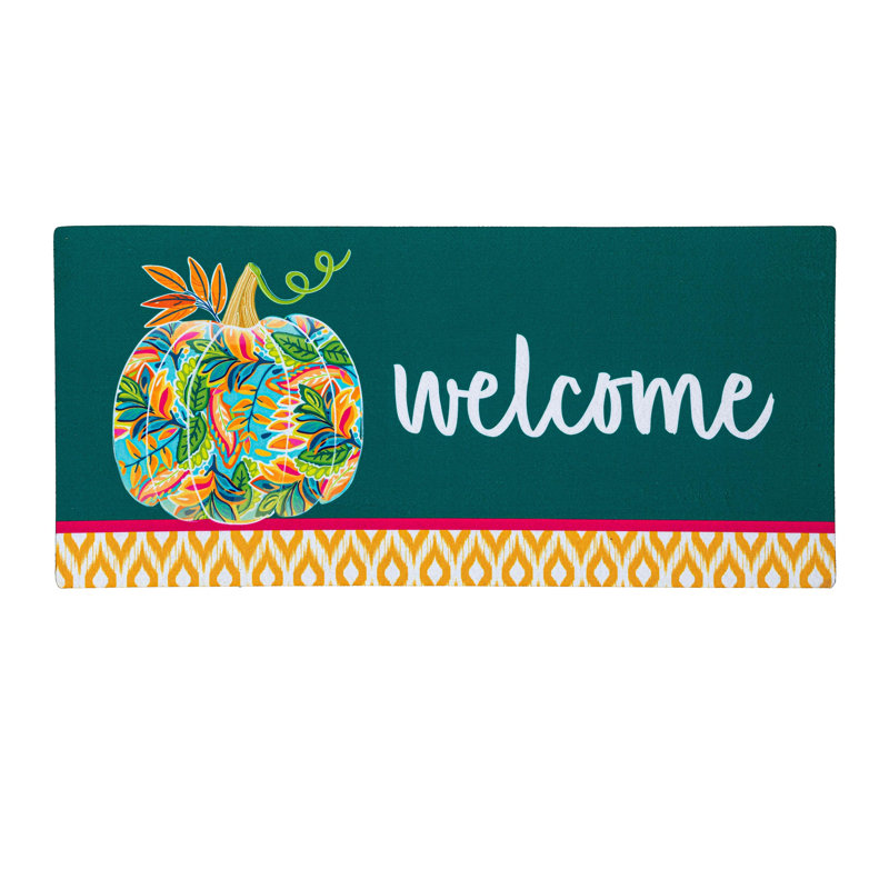 Tapis à motif floral jacobin à motif citrouille Sassafras