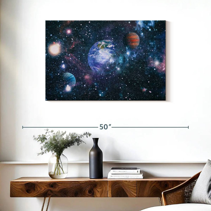 La grande galaxie sur toile, H 24 po x l 36 po x P 1,25 po