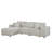Upholstered L-Shaped Sectional Left Hand Facing-570194918-570194916