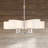 Azil 5 - Light Steel Dimmable Chandelier-22375425