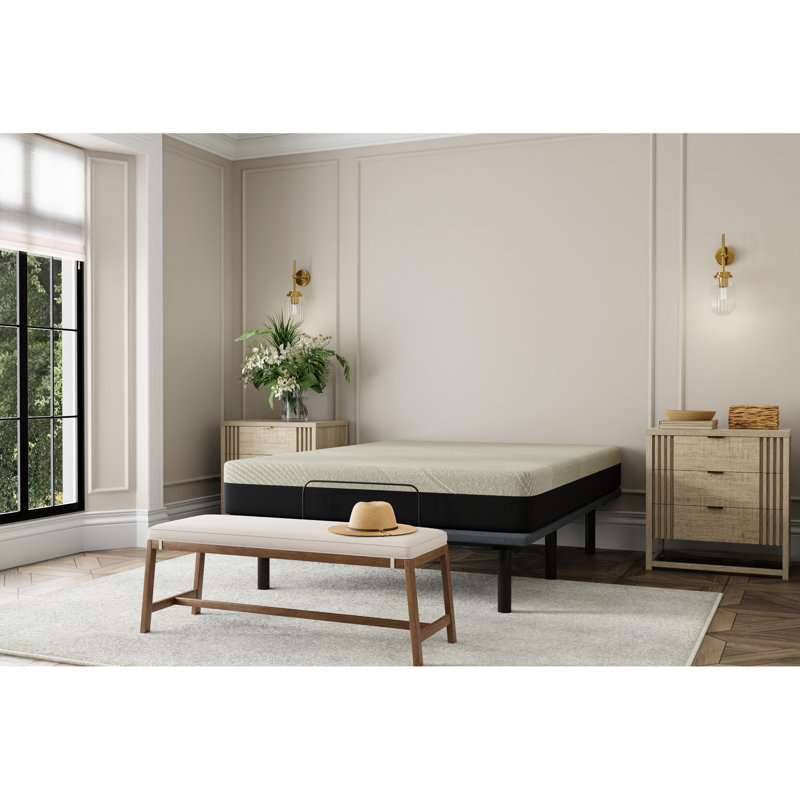 Firm Queen Bed Mattress With Gel Foam And Convoluted Layer 8 Inch Soft