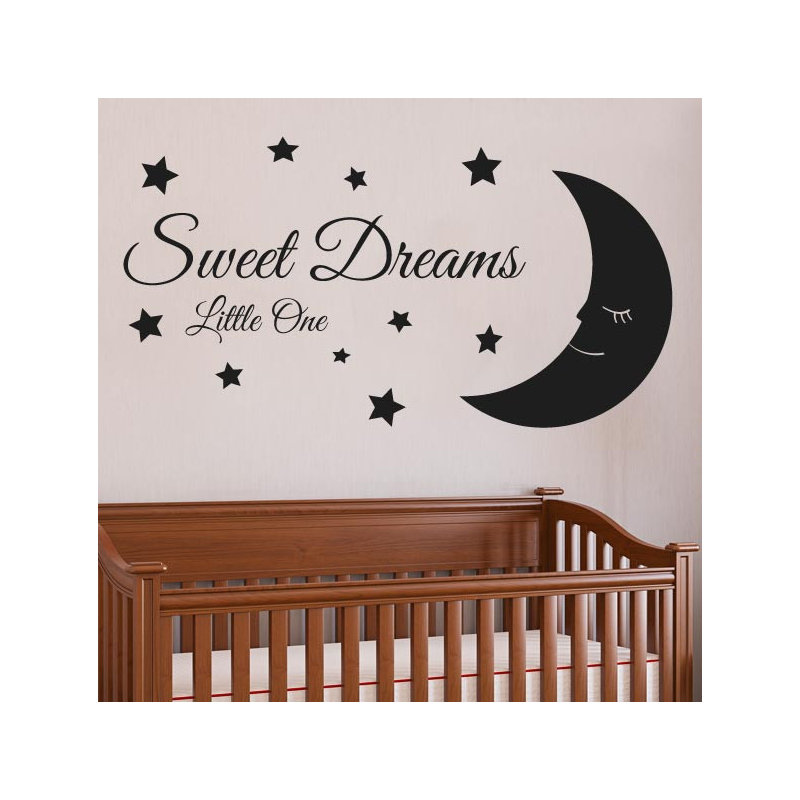 Non-Wall Damaging Wall Decal, Black