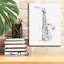 «Saxophone Sketch» par Ethan Harper, art mural sur toile-974622262