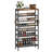 24-32 Pair Stackable Shoe Rack, with Adjustable Flat or Angled Shelves