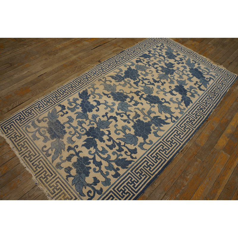 Tapis noué japonais antique