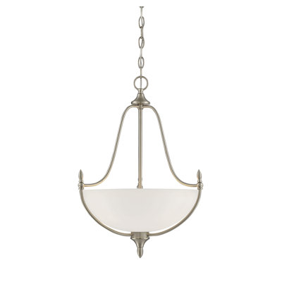 Herndon 3-Light Hubbs in Satin Nickel