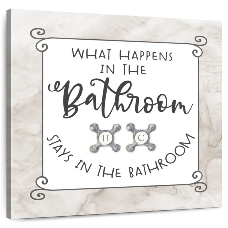 Tergel Bath Humor What Happens, H 10 po x l 10 po
