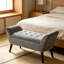 Velvet Upholstered Bench