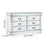 Commode 6 tiroirs Broussard-812014001