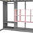 Gray+Pink Solid Wood+ Full Size Loft Bed, Ideal For Modern Bedrooms, Smart Storage With Cabinet And Shelves, Reversible Staircase, 65"H Tall Bed In Gray+Pink, Featuring Slats - Length Guardrails,-128992064