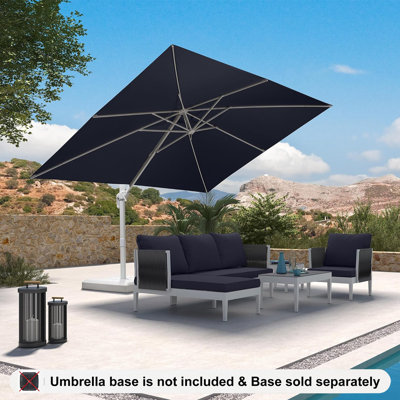 274cm X 335cm Rectangular Cantilever Parasol