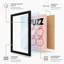 Fuzz Apples Minimalist - Framed Print-344595286-344595295