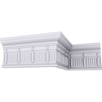 Cimaise pour chaise à perles et tonneau H 4 3/4 po x P 1 3/8 po x L 94 1/2