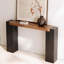 Console en bois massif de style médiéval.-2106555291
