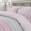 Delmaro Polyester Striped Duvet Cover Set with Pillowcases Included-14819994