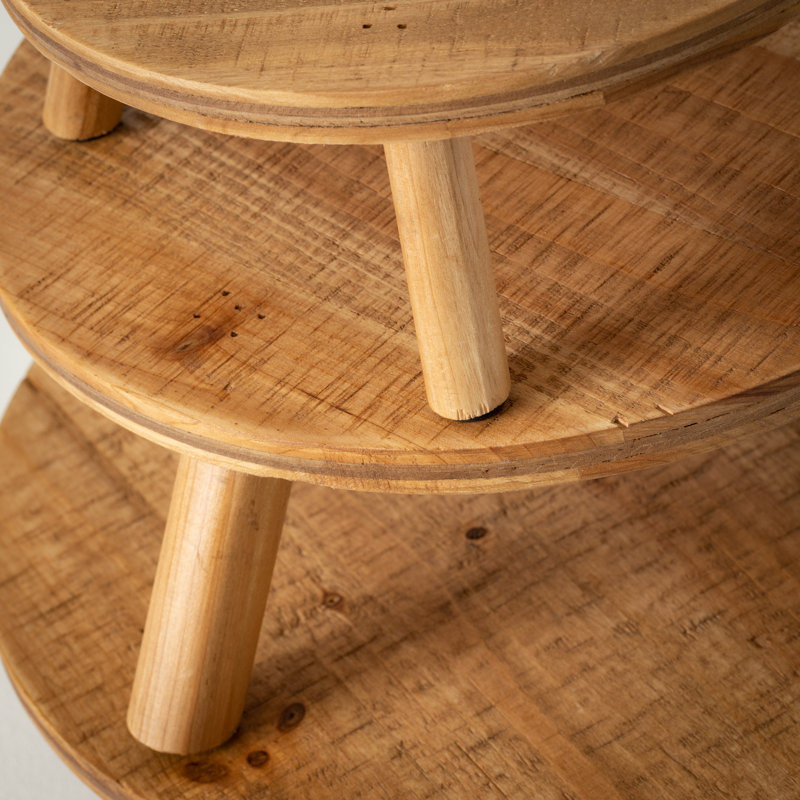 Mcpeak Wood Tray - Set of 3