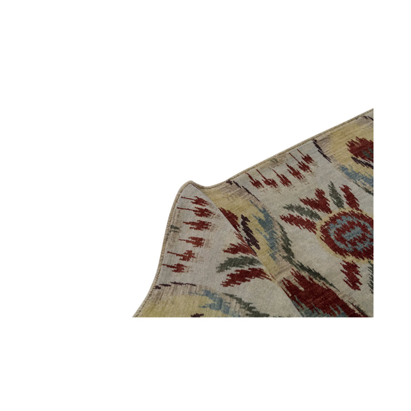 Wool Ikat Area Rug