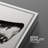 Black and White Shark Art - Pictures Framed Canvas Print Wall Art-1906893090-1906893094
