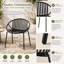 Chaises de salle à manger de patio-801562631