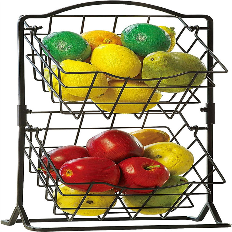 Metal/Wire Fruit Basket Kitchen Wildon Home