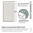 Albedo 31.5 in. x 58 in. Fully Frameless Glass Bathtub Shower Door-31896205