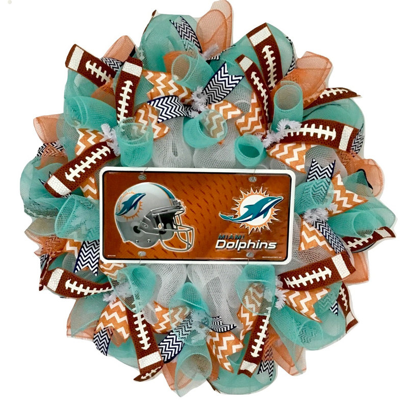 Couronne de football Miami Dolphins